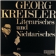 Georg Kreisler - Literarisches Und Nichtarisches